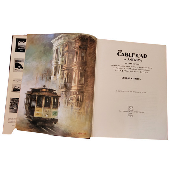 The Cable Car in America by George W Hilton 1982 Railroad Hardcover Book Railfan - Picture 6 of 11